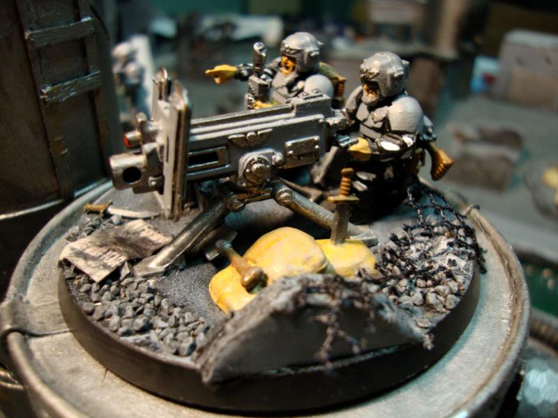 Heavy Weapons Team, Imperial Guard Heavy Bolter base Gallery DakkaDakka